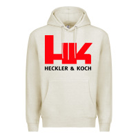 Oatmeal Heather hk black Premium Hoodie - linhVisuals