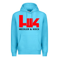 Ocean Blue hk black Premium Hoodie - linhVisuals