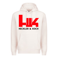 Pale Pink hk black Premium Hoodie - linhVisuals