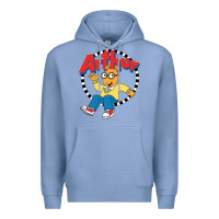 Colony Blue Funko Up Arthur Premium Hoodie - linhVisuals