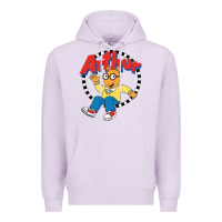 Lilac Funko Up Arthur Premium Hoodie - linhVisuals