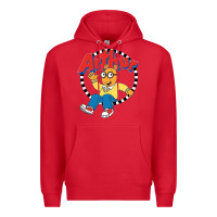 Red Funko Up Arthur Premium Hoodie - linhVisuals