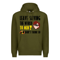 Army Green the incredibles glitter Premium Hoodie - linhVisuals