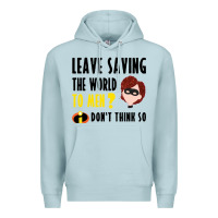 Blue Mist the incredibles glitter Premium Hoodie - linhVisuals