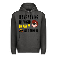 Charcoal Heather the incredibles glitter Premium Hoodie - linhVisuals