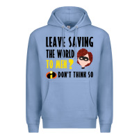Colony Blue the incredibles glitter Premium Hoodie - linhVisuals
