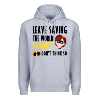 Heather Grey the incredibles glitter Premium Hoodie - linhVisuals