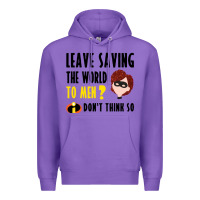 Purple the incredibles glitter Premium Hoodie - linhVisuals