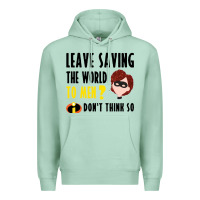 Seafoam the incredibles glitter Premium Hoodie - linhVisuals
