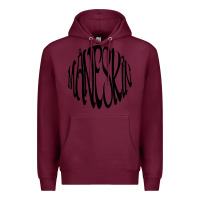 Burgundy MANESKIN Premium Hoodie - linhVisuals