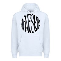 White MANESKIN Premium Hoodie - linhVisuals