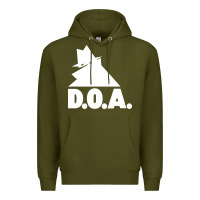 Army Green the doa punk new silhouette design Premium Hoodie - linhVisuals