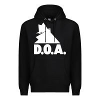 Black the doa punk new silhouette design Premium Hoodie - linhVisuals