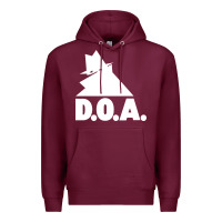 Burgundy the doa punk new silhouette design Premium Hoodie - linhVisuals