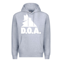 Heather Grey the doa punk new silhouette design Premium Hoodie - linhVisuals