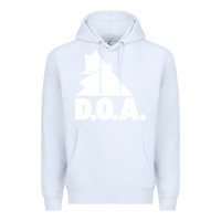 White the doa punk new silhouette design Premium Hoodie - linhVisuals