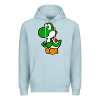 Blue Mist Yoshi Green Premium Hoodie - linhVisuals