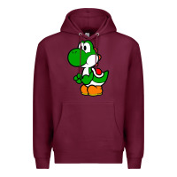 Burgundy Yoshi Green Premium Hoodie - linhVisuals