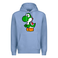 Colony Blue Yoshi Green Premium Hoodie - linhVisuals