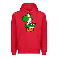 Red Yoshi Green Premium Hoodie - linhVisuals