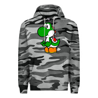 Slate Camo Yoshi Green Premium Hoodie - linhVisuals