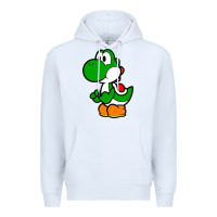 White Yoshi Green Premium Hoodie - linhVisuals