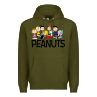 Army Green the peanuts Premium Hoodie - linhVisuals