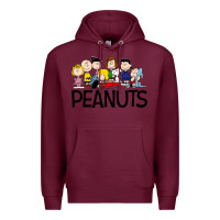 Burgundy the peanuts Premium Hoodie - linhVisuals