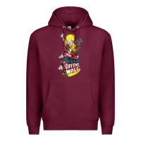 Burgundy #vans off the wall Premium Hoodie - linhVisuals