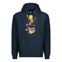 Navy #vans off the wall Premium Hoodie - linhVisuals