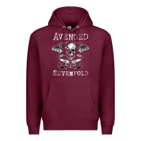 Burgundy avenged sevenfold 42 Premium Hoodie - linhVisuals