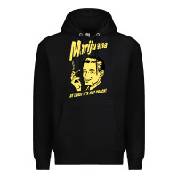 Black the marijuana weed Premium Hoodie - linhVisuals