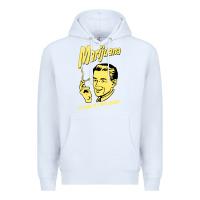 White the marijuana weed Premium Hoodie - linhVisuals
