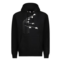 Black the modest mouse Premium Hoodie - linhVisuals