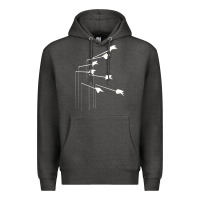 Charcoal Heather the modest mouse Premium Hoodie - linhVisuals