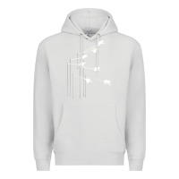 Dove Grey the modest mouse Premium Hoodie - linhVisuals