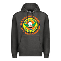 Charcoal Heather krusty the clown Premium Hoodie - linhVisuals