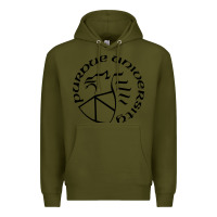Army Green Purdue University Premium Hoodie - linhVisuals