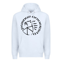 White Purdue University Premium Hoodie - linhVisuals