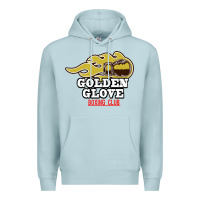 Blue Mist Golden Glove Boxing Club, King of the Ring Outfit. Premium Hoodie - linhVisuals