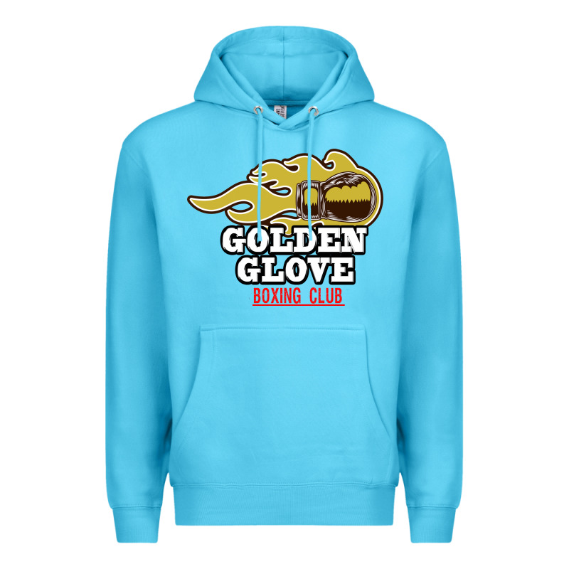 Golden Glove Boxing Club, King Of The Ring Outfit. Premium Hoodie by linhVisuals | Teevron