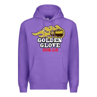 Purple Golden Glove Boxing Club, King of the Ring Outfit. Premium Hoodie - linhVisuals