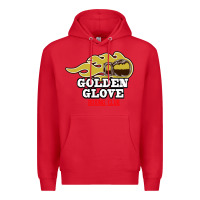 Red Golden Glove Boxing Club, King of the Ring Outfit. Premium Hoodie - linhVisuals