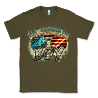Army Green All American boy 4th of july Classic Tee - FaDigitalArtStudio