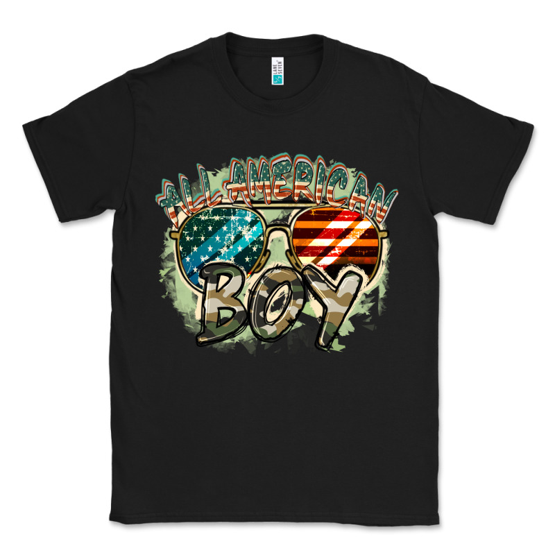 All American Boy 4th Of July Classic Tee by FaDigitalArtStudio | Teevron