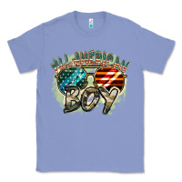 Colony Blue All American boy 4th of july Classic Tee - FaDigitalArtStudio