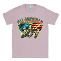 Lilac All American boy 4th of july Classic Tee - FaDigitalArtStudio