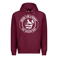 Burgundy grand funk railroad Premium Hoodie - linhVisuals