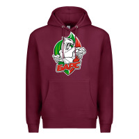 Burgundy jhc bars Premium Hoodie - linhVisuals