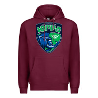 Burgundy yugra khanty mansiysk Premium Hoodie - linhVisuals